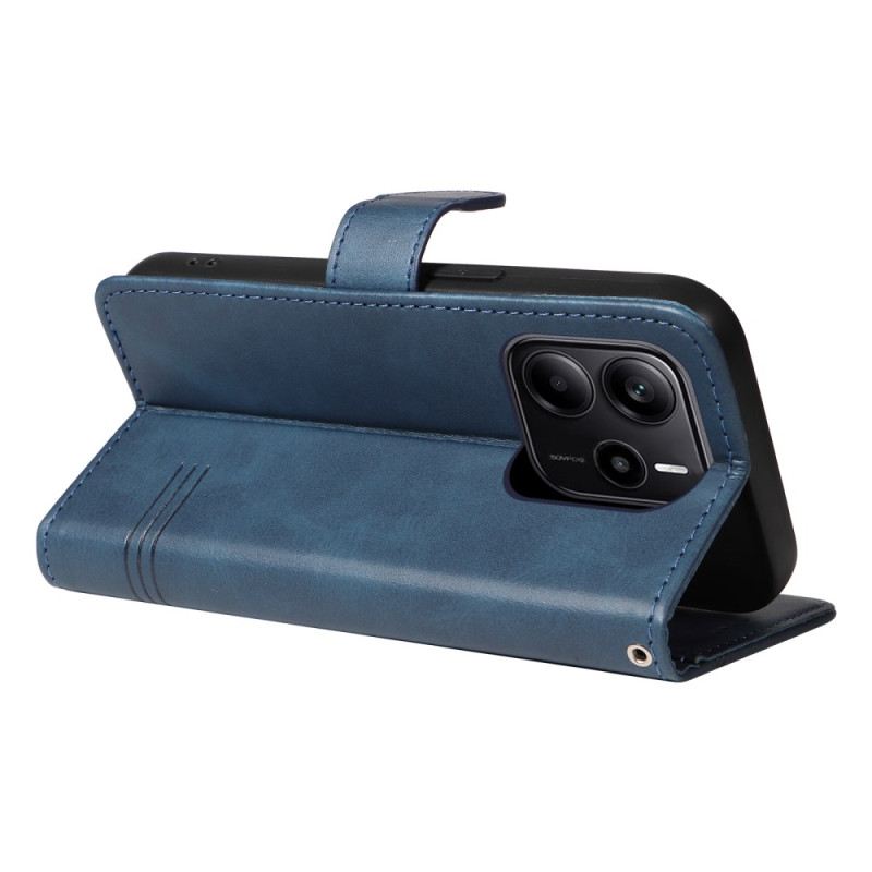 Bőrtok Xiaomi Redmi Note 14 4g Geometrikus Vonalak