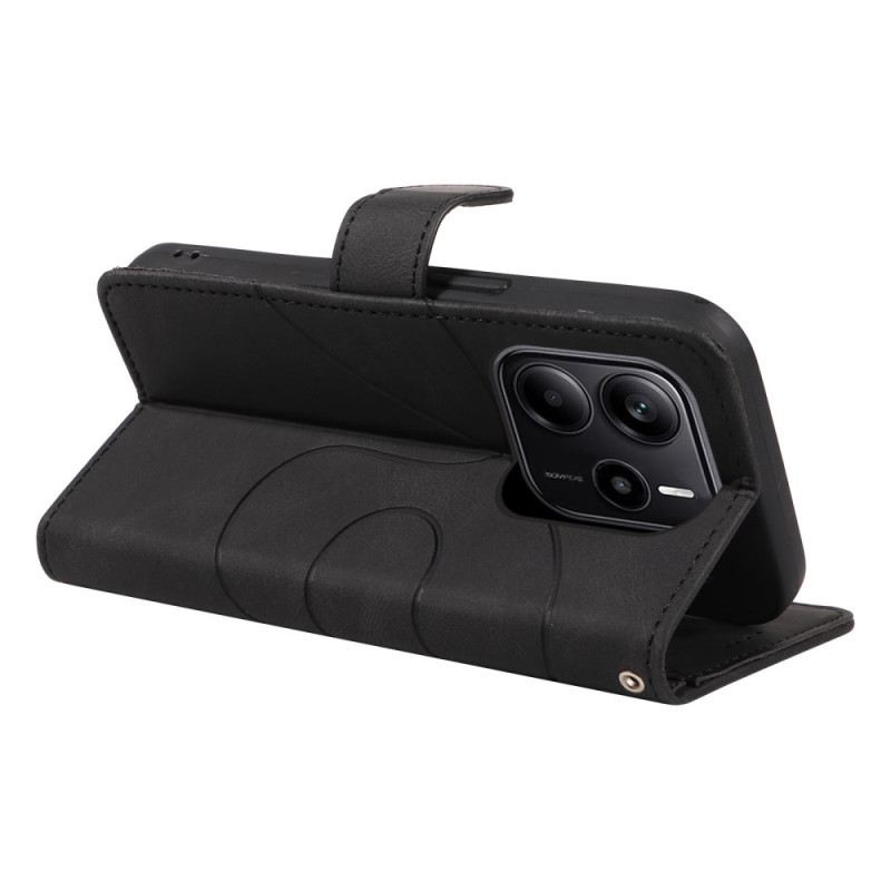 Bőrtok Xiaomi Redmi Note 14 4g Hullámos Vonalak