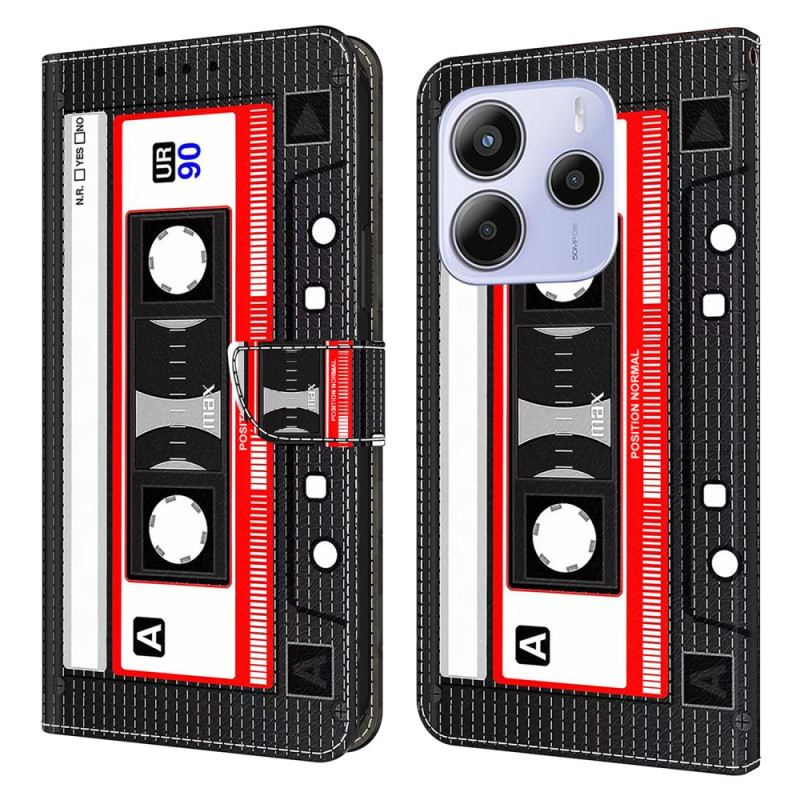 Bőrtok Xiaomi Redmi Note 14 4g Kazetta Minta