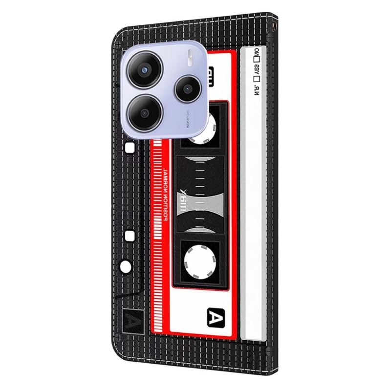 Bőrtok Xiaomi Redmi Note 14 4g Kazetta Minta