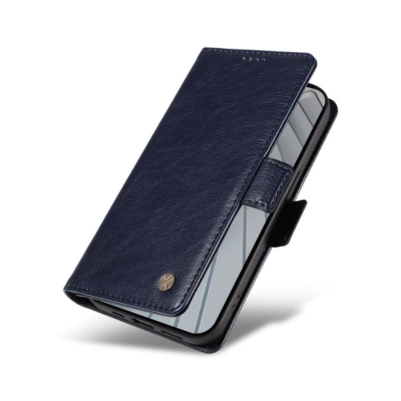 Bőrtok Xiaomi Redmi Note 14 4g Licsi Textúra Ykatu