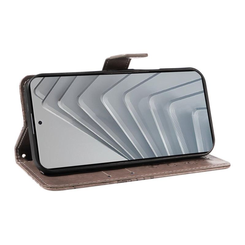 Bőrtok Xiaomi Redmi Note 14 4g Óriáspillangók