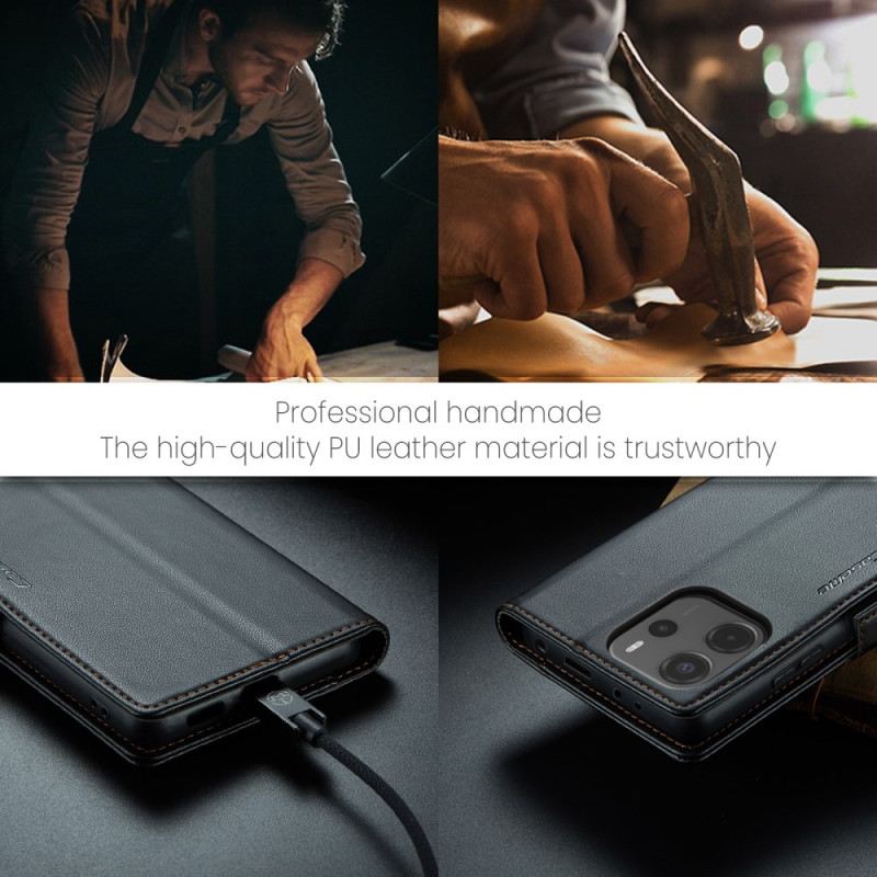 Bőrtok Xiaomi Redmi Note 14 4g Rfid Blokkoló Technológia