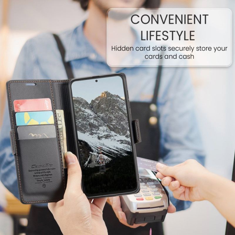 Bőrtok Xiaomi Redmi Note 14 4g Rfid Blokkoló Technológia