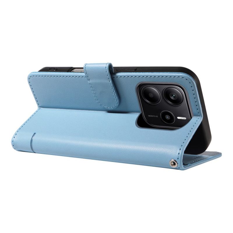 Bőrtok Xiaomi Redmi Note 14 4g Vidám Macska Pánttal