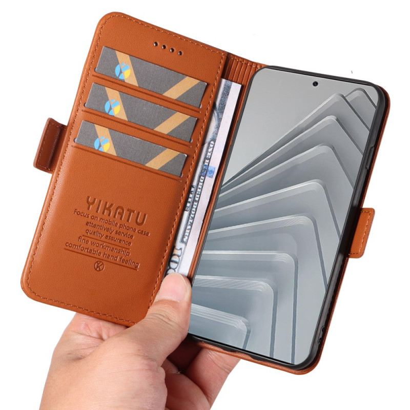 Bőrtok Xiaomi Redmi Note 14 4g Yikatu