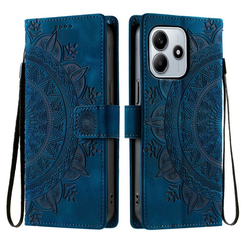 Fliptok Xiaomi Redmi Note 14 4g Velúr Hatású Pánttal