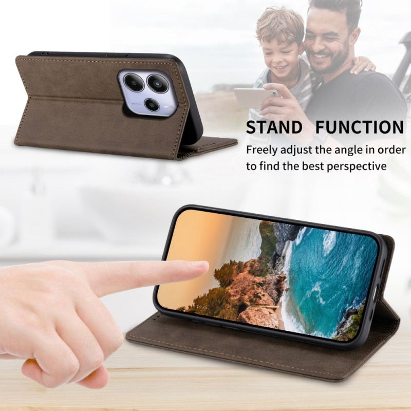 Fliptok Xiaomi Redmi Note 14 4g Vintage Rfid-blokkoló