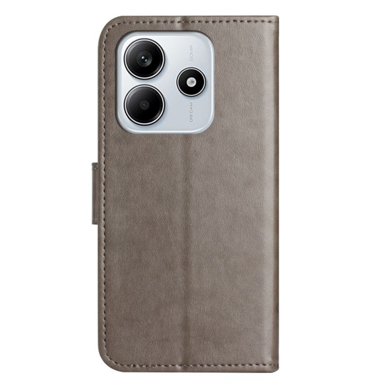 Fliptok Xiaomi Redmi Note 14 4g Virágmintás