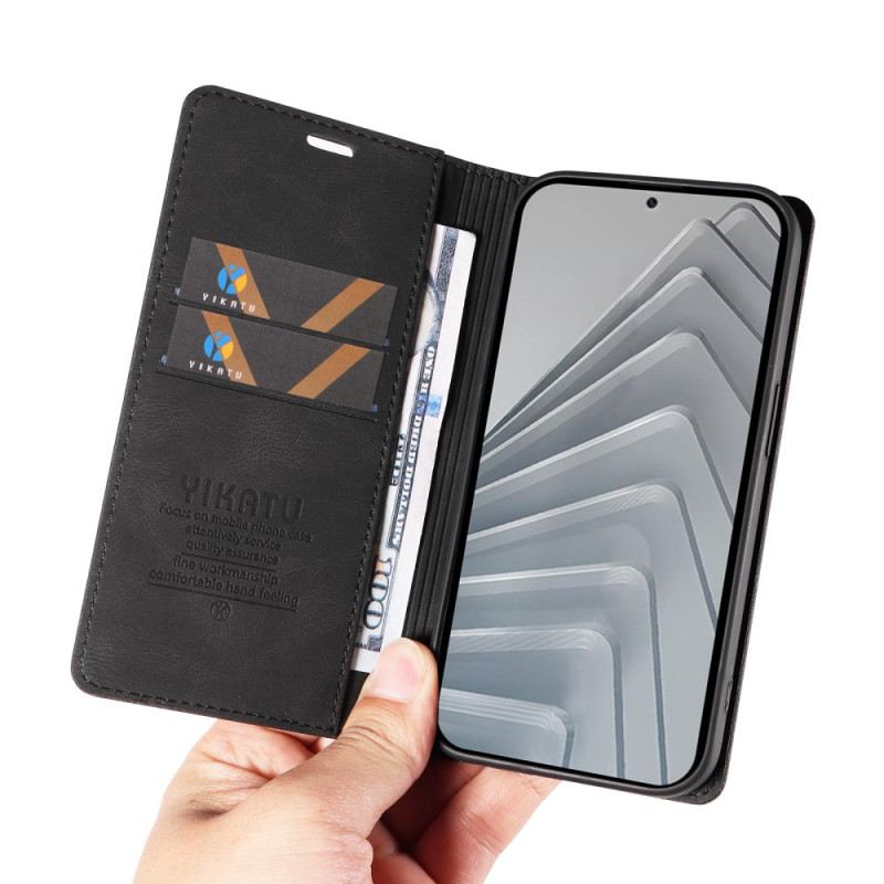 Fliptok Xiaomi Redmi Note 14 4g Ykatu Barna Velúr Hatású