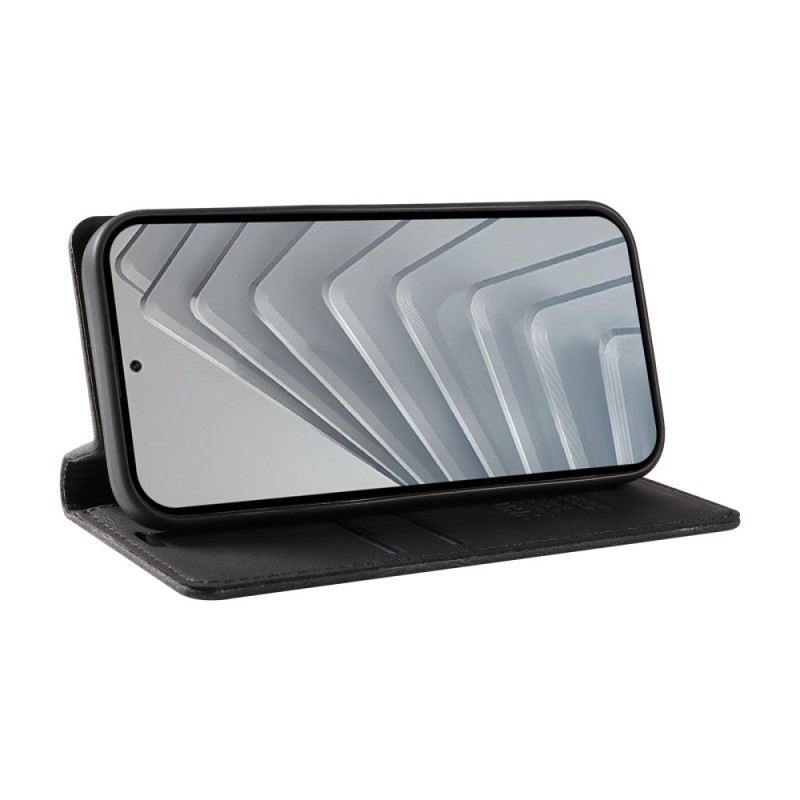 Fliptok Xiaomi Redmi Note 14 4g Ykatu Barna Velúr Hatású