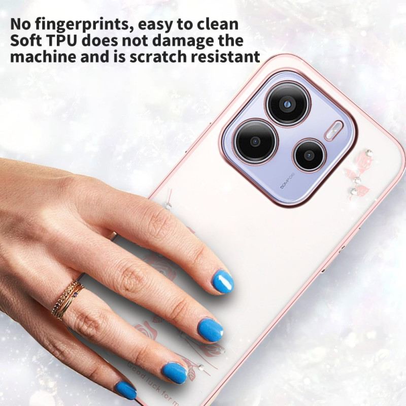 Tok Xiaomi Redmi Note 14 4g Strasszok És Virágok