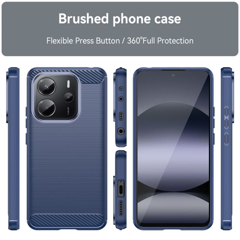 Tok Xiaomi Redmi Note 14 4g Szálcsiszolt Szénszálas