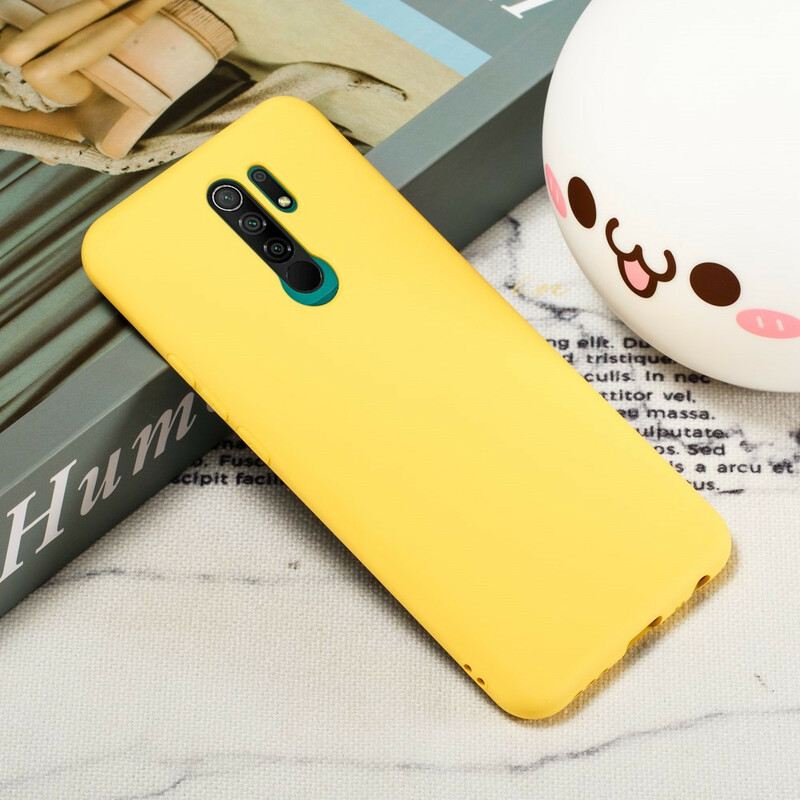 Telefontok Xiaomi Redmi 9 Folyékony Szilikon Nyakpánttal