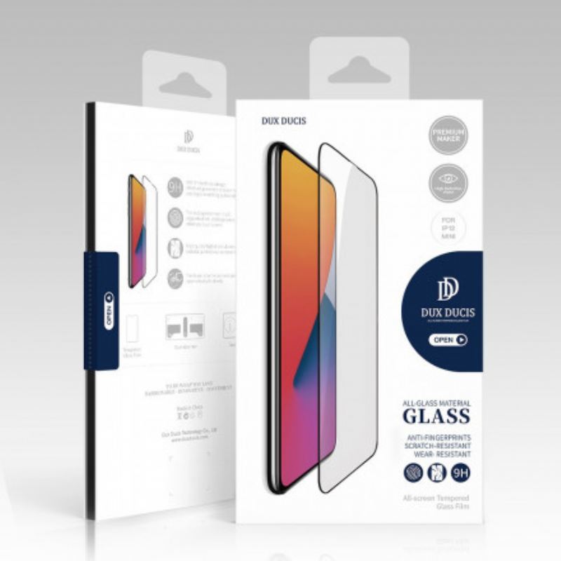 Edzett Üveg Kijelzővédő Fólia iPhone 12 Mini Dux Ducis Telefonhoz