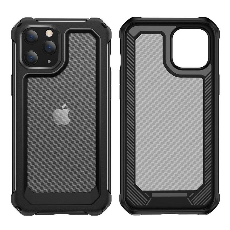 Tok iPhone 12 Mini Varrat Nélküli Szénszálas Textúra