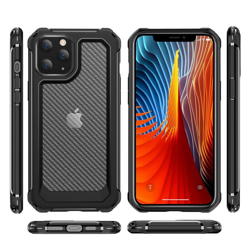 Tok iPhone 12 Mini Varrat Nélküli Szénszálas Textúra