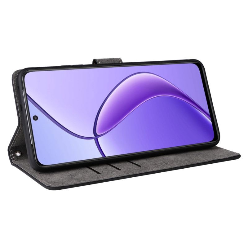 Bőrtok Realme 12 / 12x 5g Rfid-blokkoló Pántos Pénztárca
