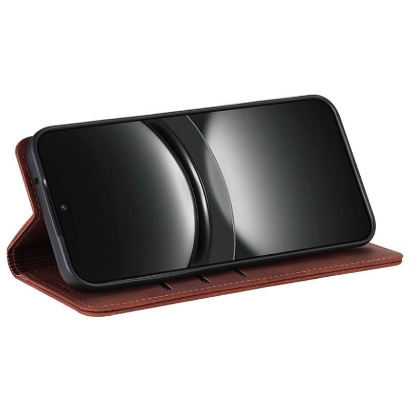 Bőrtok Oppo Reno 13 5g Bőrhatású Azns