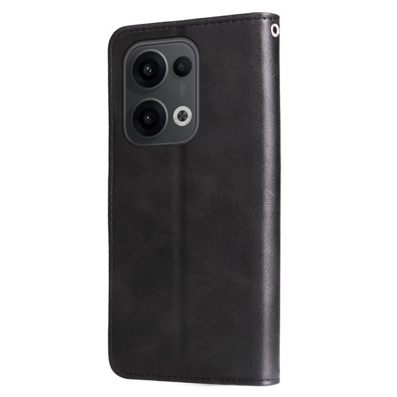 Bőrtok Oppo Reno 13 5g Cipzáras Tasak