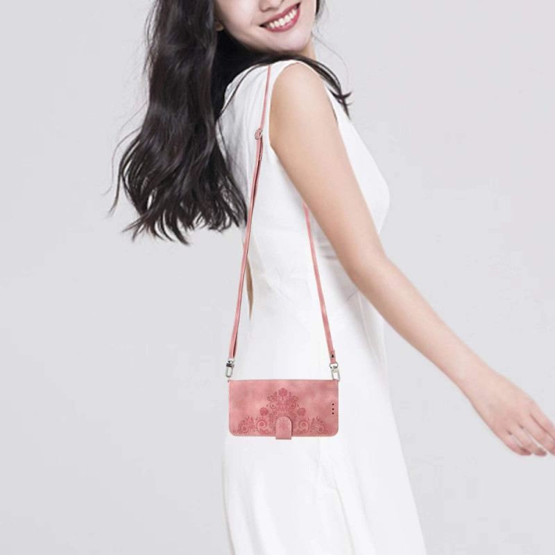 Bőrtok Oppo Reno 13 5g Mandala Mintás Pénztárca