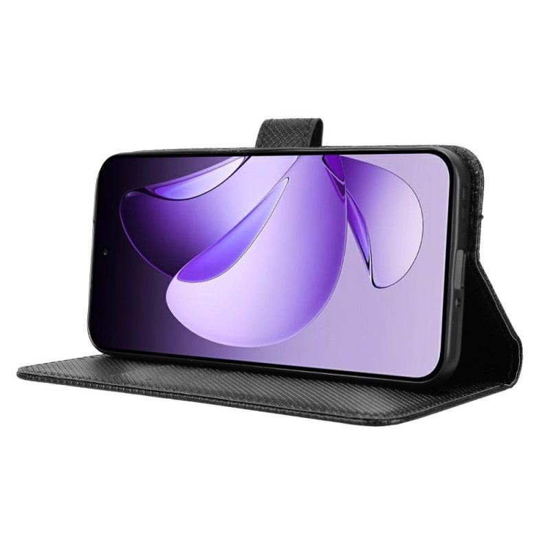 Bőrtok Oppo Reno 13 5g Pöttyös Szíj