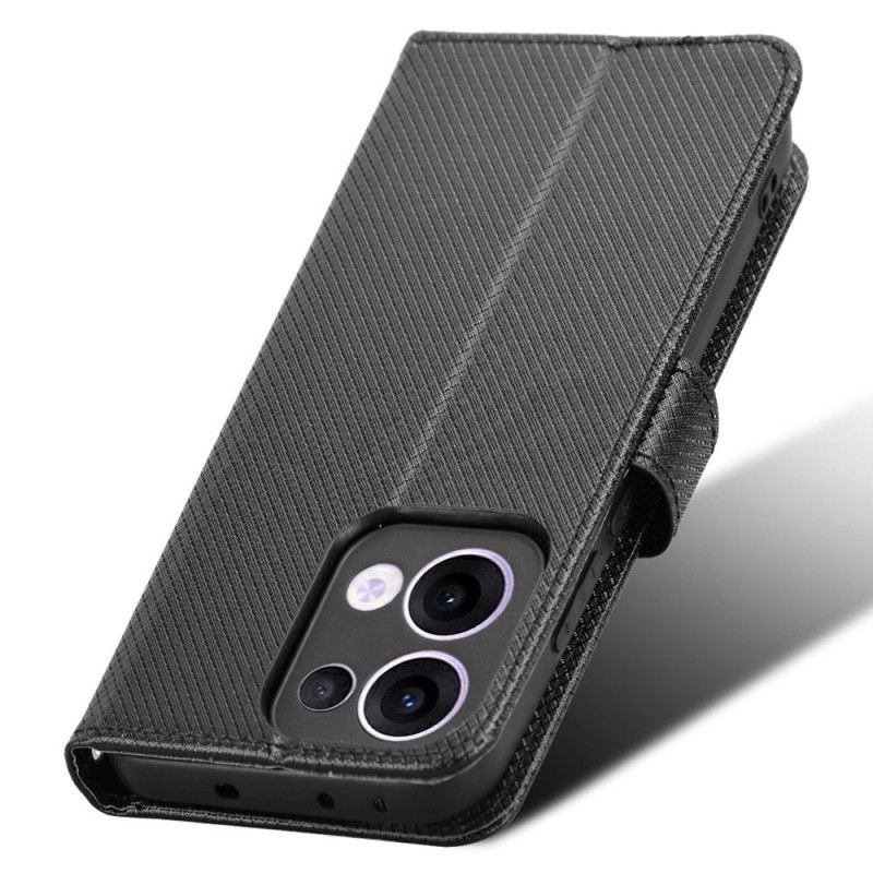 Bőrtok Oppo Reno 13 5g Pöttyös Szíj