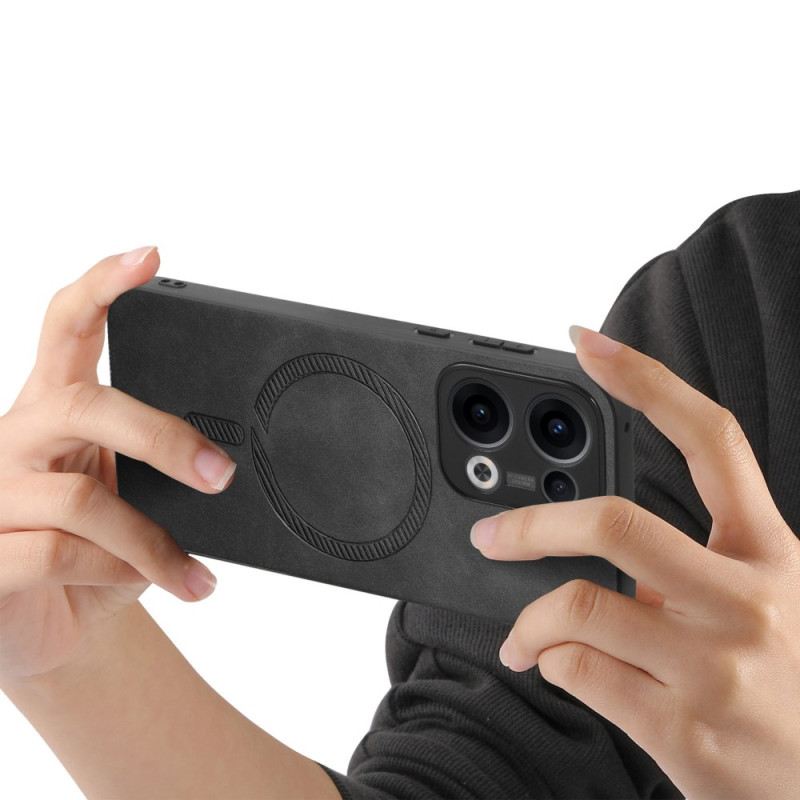 Mobiltelefon Tokok Oppo Reno 13 5g Magsafe-kompatibilis Bőrhatású