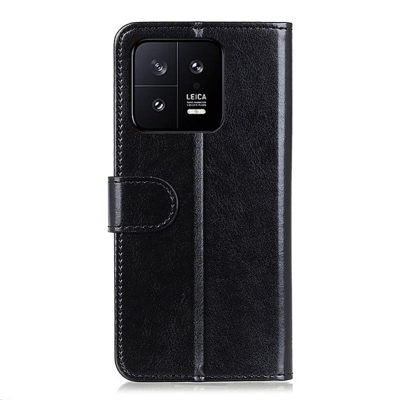 Fliptok / Bőrtok Xiaomi 13 Műlakkbőr
