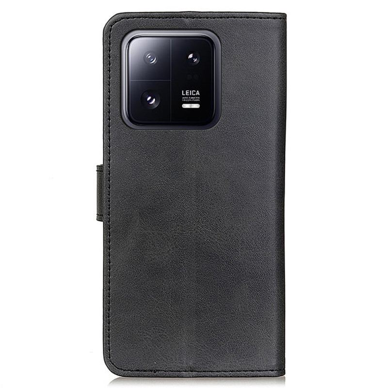 Fliptok Xiaomi 13 Matt Műbőr