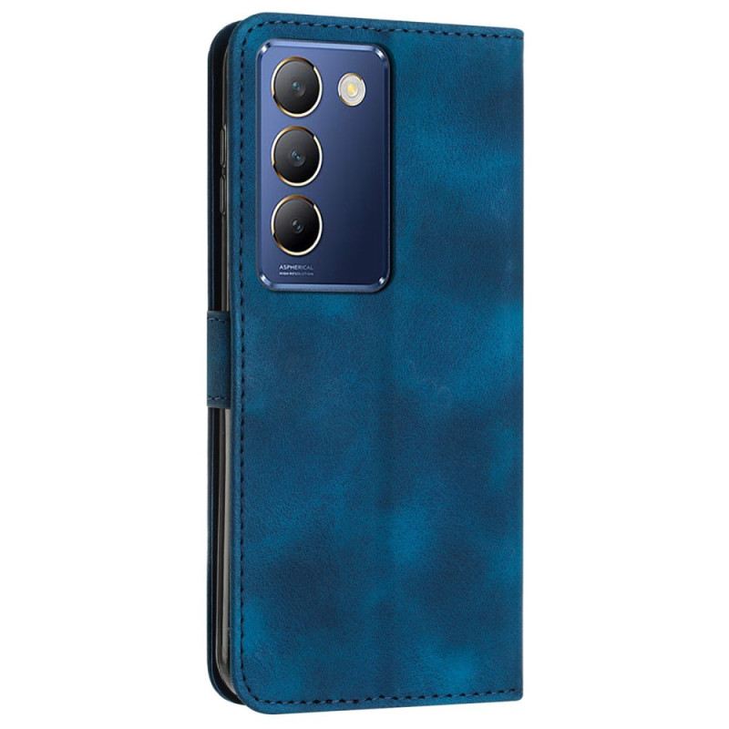 Bőrtok Vivo V40 Se 5g Háromszög Alakú Szíjminták