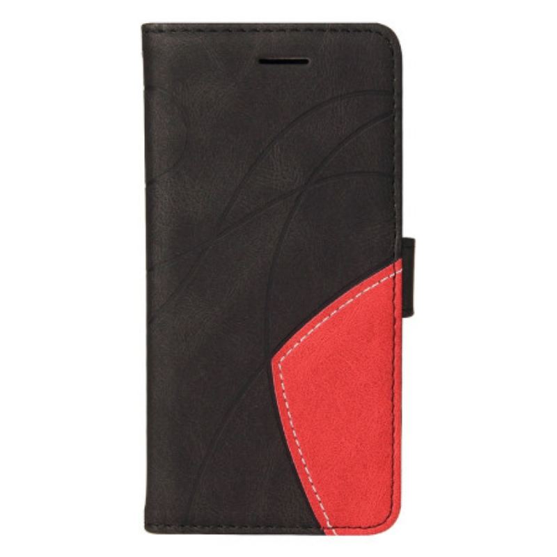 Bőrtok Vivo V40 Se 5g Kéttónusú Hullámos