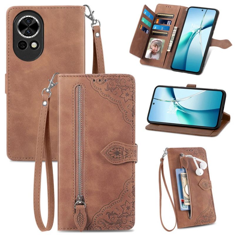 Bőrtok Huawei Nova 13 Csipkeminta