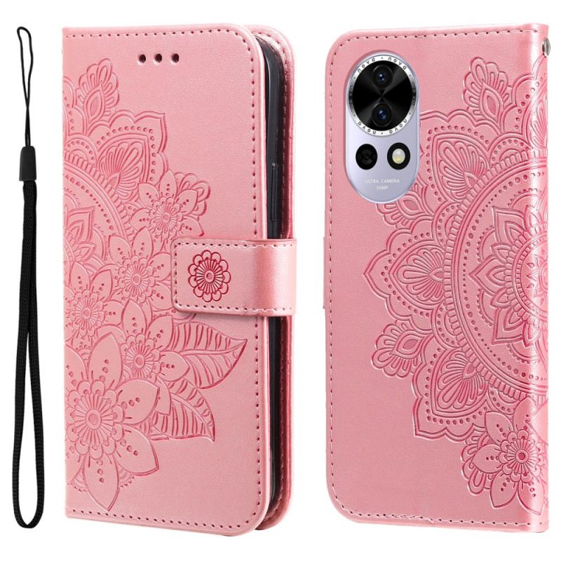 Bőrtok Huawei Nova 13 Mandala Minta