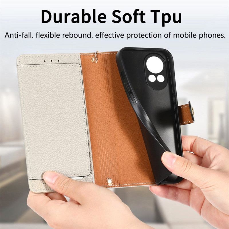 Bőrtok Huawei Nova 13 Rfid Szíves Pénztárca