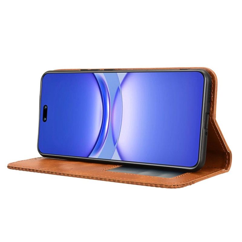 Bőrtok Huawei Nova 13 Vintage Szegély