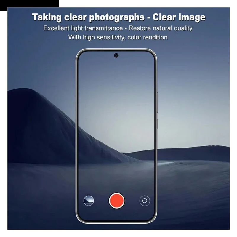 Edzett Üveg Lencsevédő Huawei Nova 13 Készülékhez (fekete Változat)