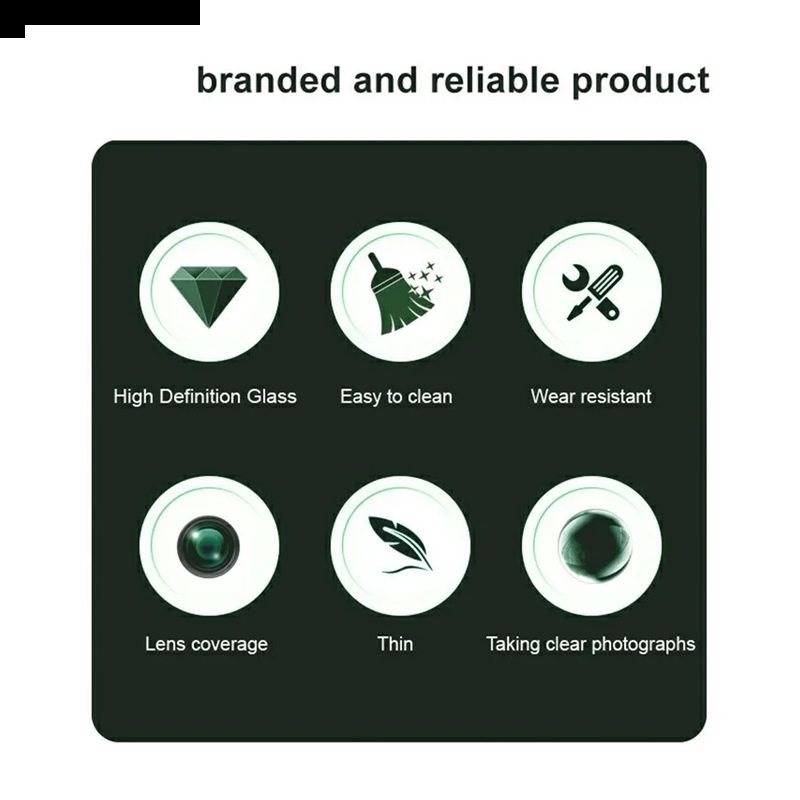 Edzett Üveg Lencsevédő Huawei Nova 13 Készülékhez (fekete Változat)