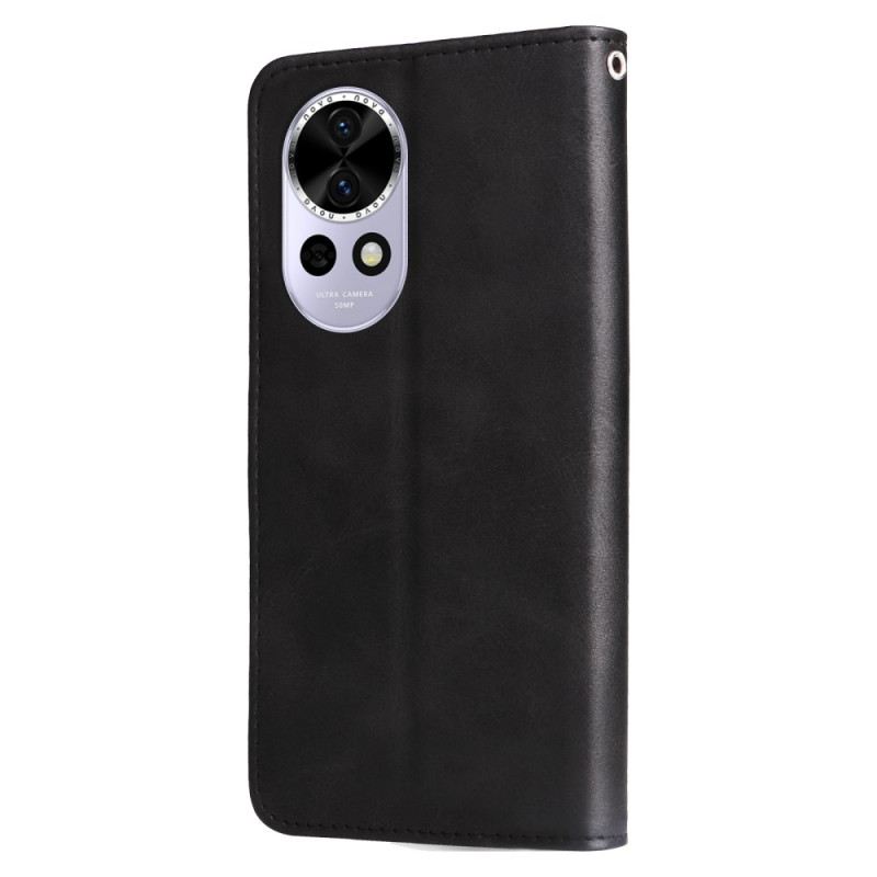 Fliptok Huawei Nova 13 Cipzáras Tasak