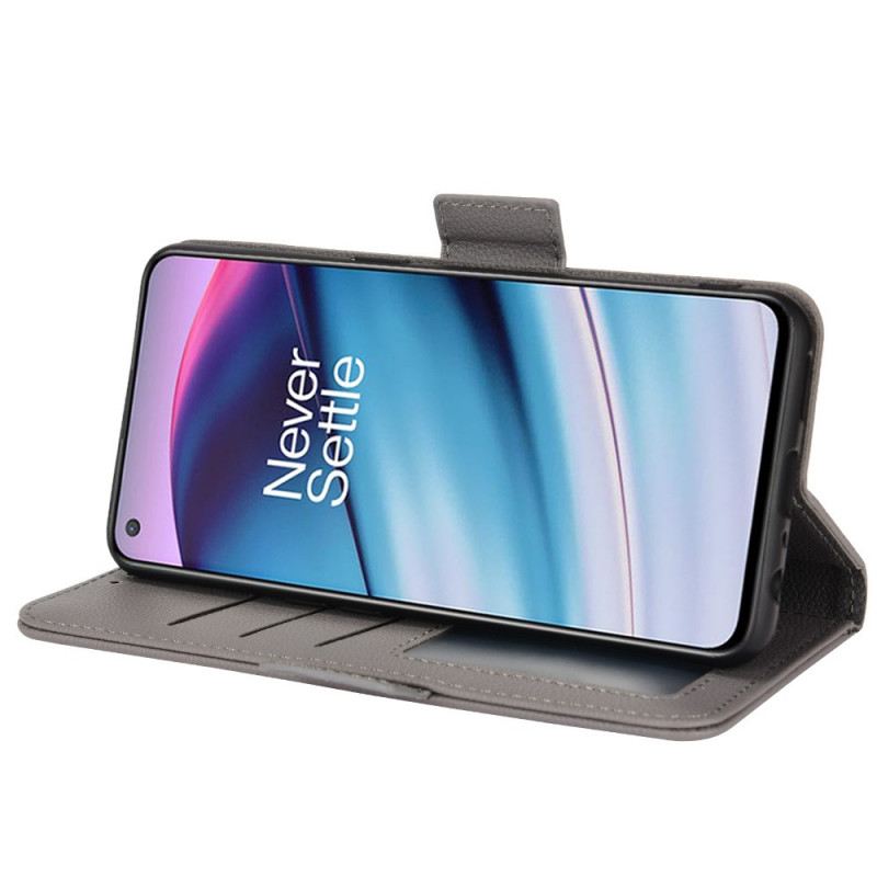 Fliptok / Bőrtok OnePlus Nord CE 5G Flap Dupla Új Színek