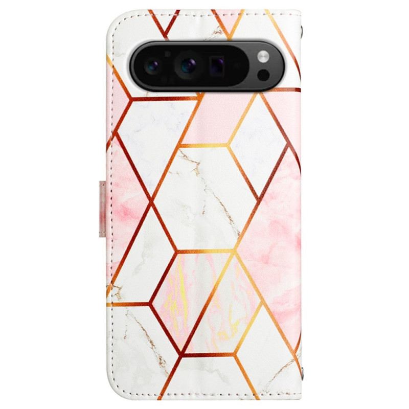 Fliptok Google Pixel 9 Pro Xl Márvány Vállpánttal