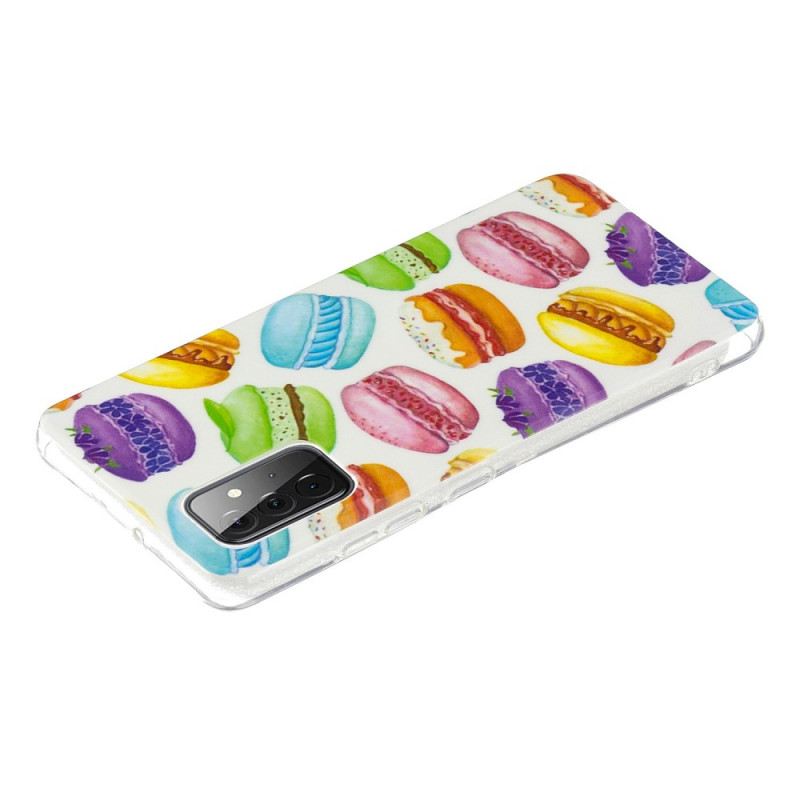 Telefontok Samsung Galaxy A72 4G / A72 5G Fluoreszkáló Macaroons