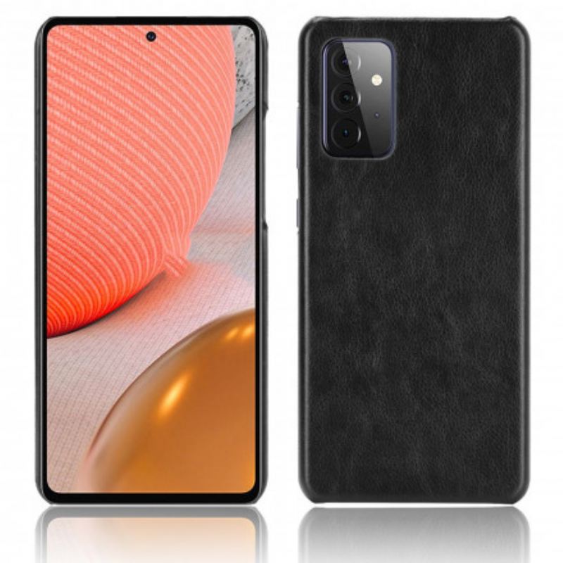 Tok Samsung Galaxy A72 4G / A72 5G Litchi Performance Leather Effect