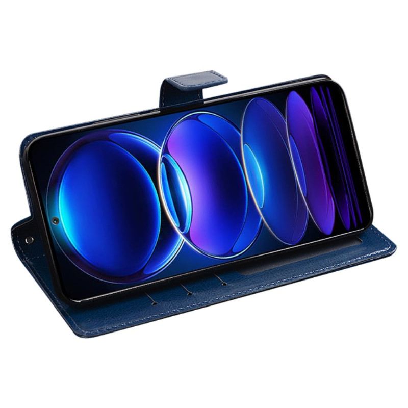 Fliptok Xiaomi 14 Pro Bőrhatású Idewei