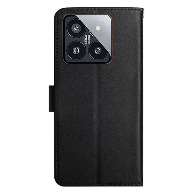 Fliptok Xiaomi 14 Pro Nappa Bőr