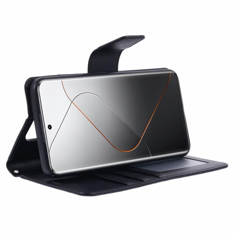 Kinyitható Bőrtok Xiaomi 14 Pro Mill Series Hanman