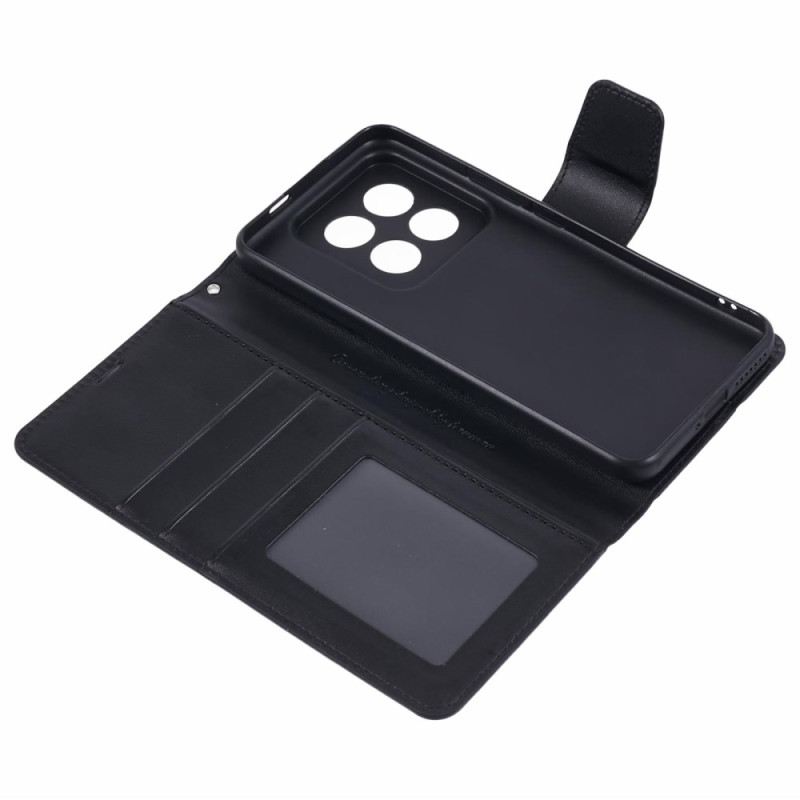 Kinyitható Bőrtok Xiaomi 14 Pro Mill Series Hanman
