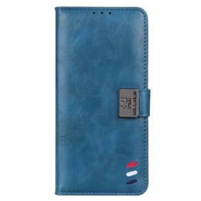Fliptok / Bőrtok Samsung Galaxy M53 5G Háromszínű Ezüst Csat