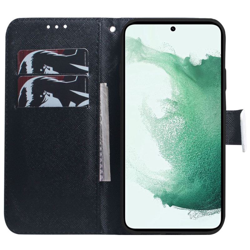 Fliptok / Bőrtok Samsung Galaxy M53 5G Panda
