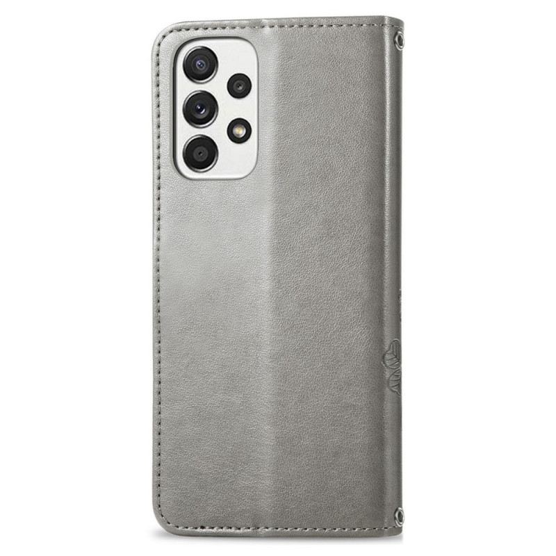 Fliptok Samsung Galaxy M53 5G Négylevelű Lóhere